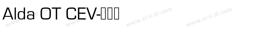 Alda OT CEV字体转换